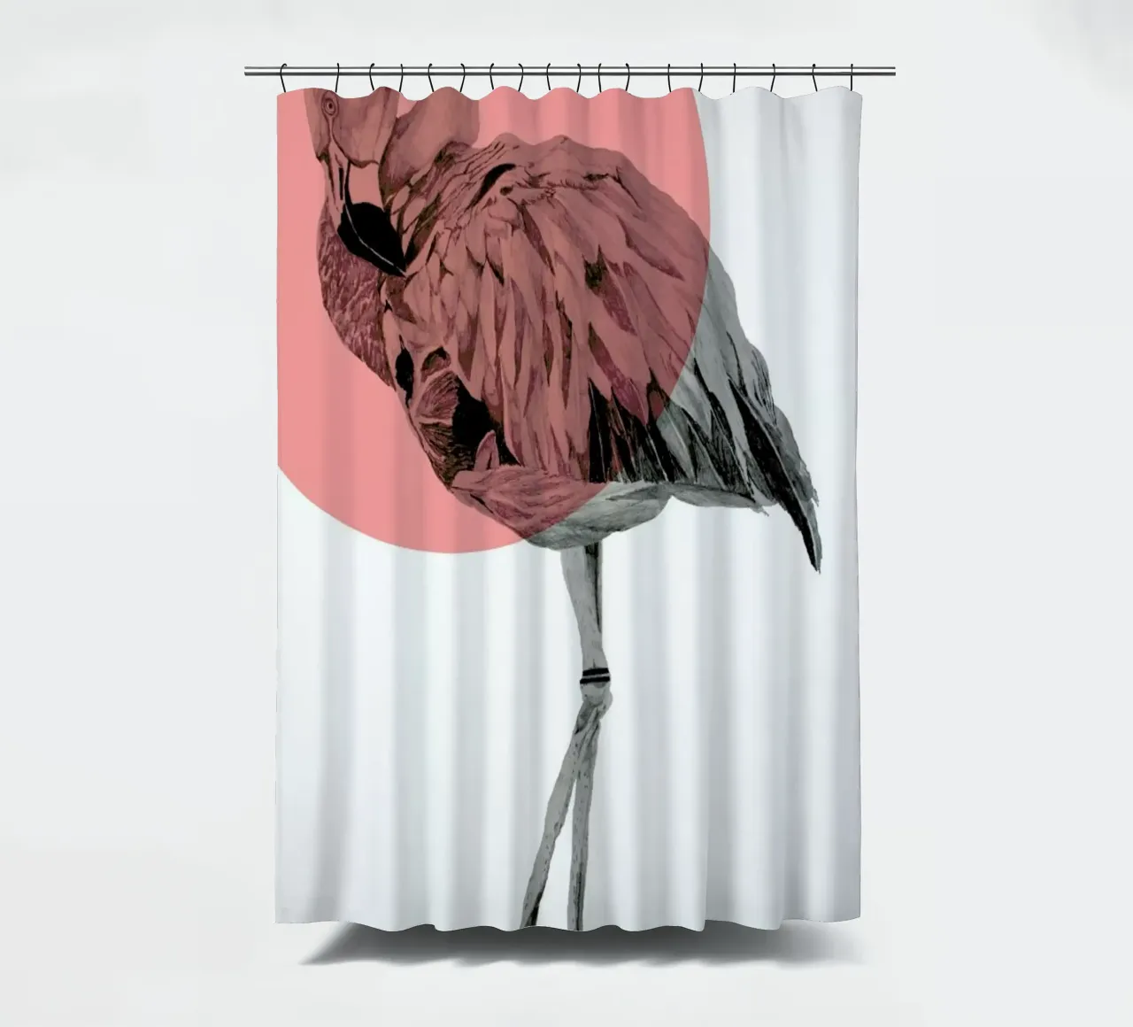 Flamingo tenda da doccia da Morgan Kendall