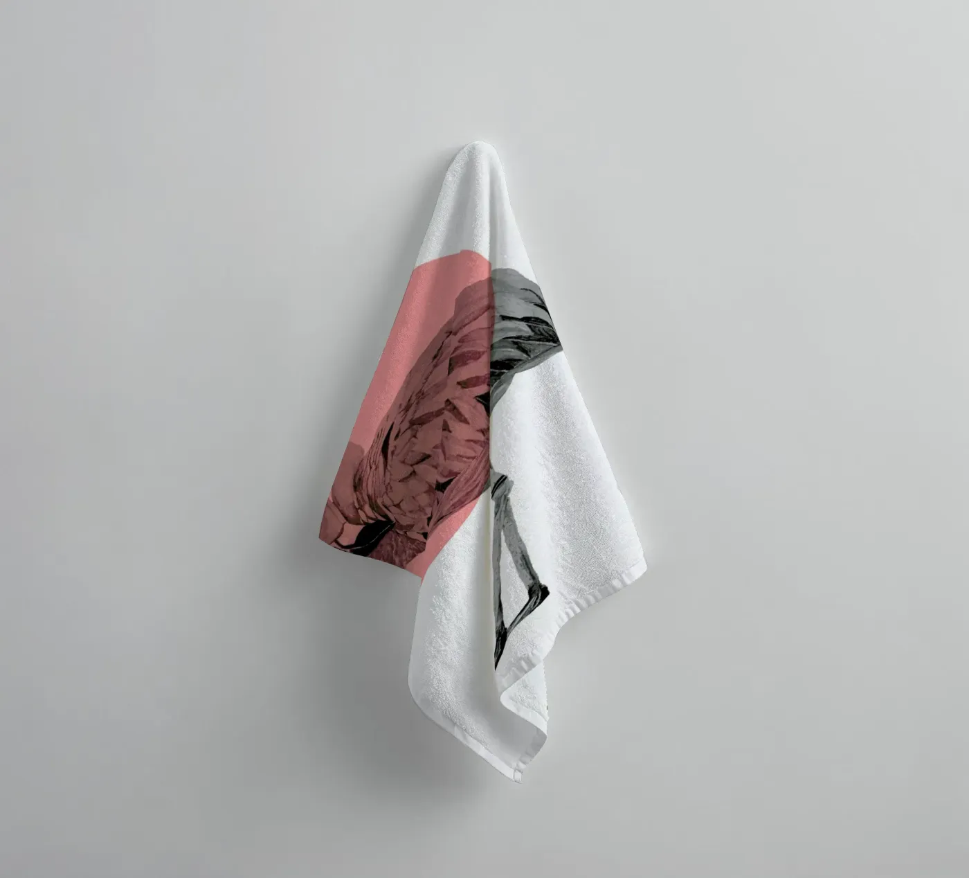 Flamingo badhanddoek van Morgan Kendall