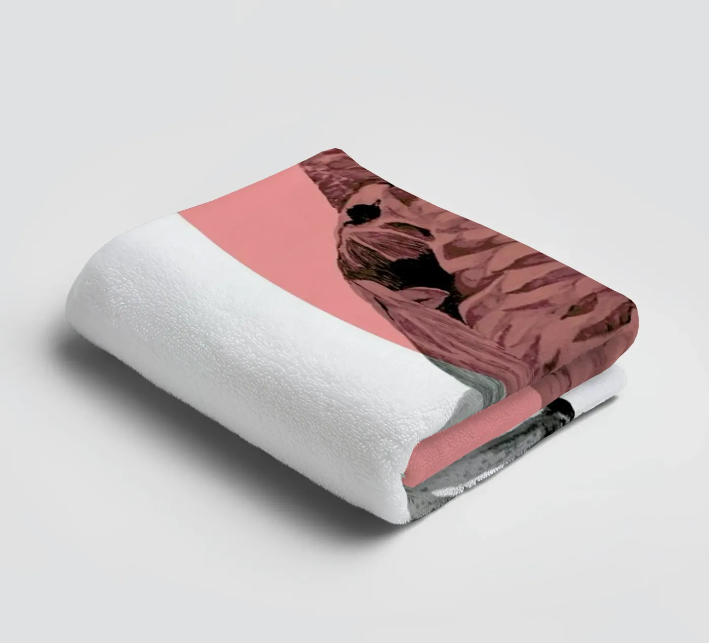 Flamingo towel by Morgan Kendall