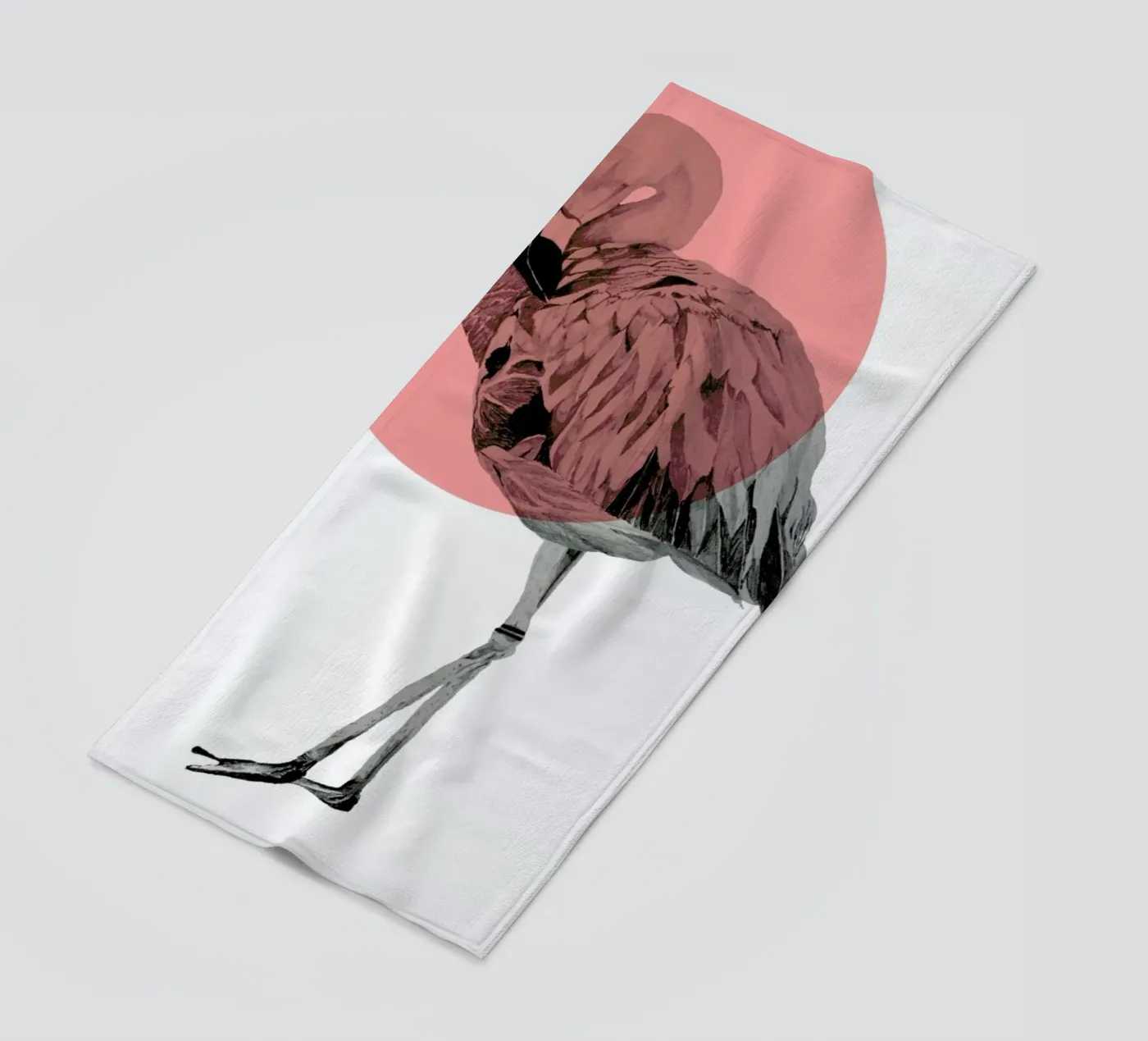 Flamingo telo mare da Morgan Kendall