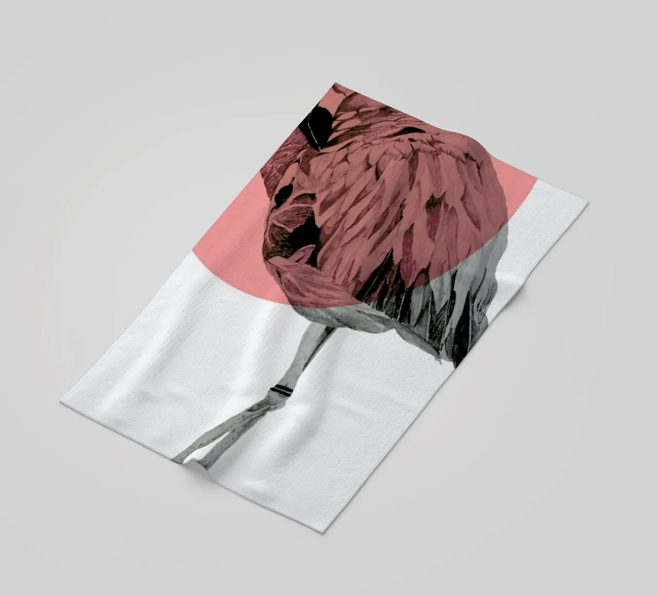 Flamingo telo mare da Morgan Kendall