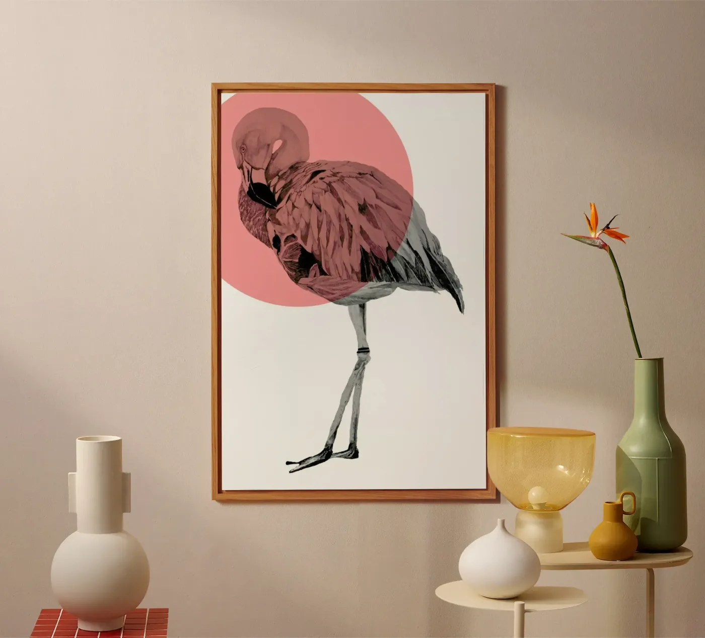 Flamingo forex-plaat van Morgan Kendall