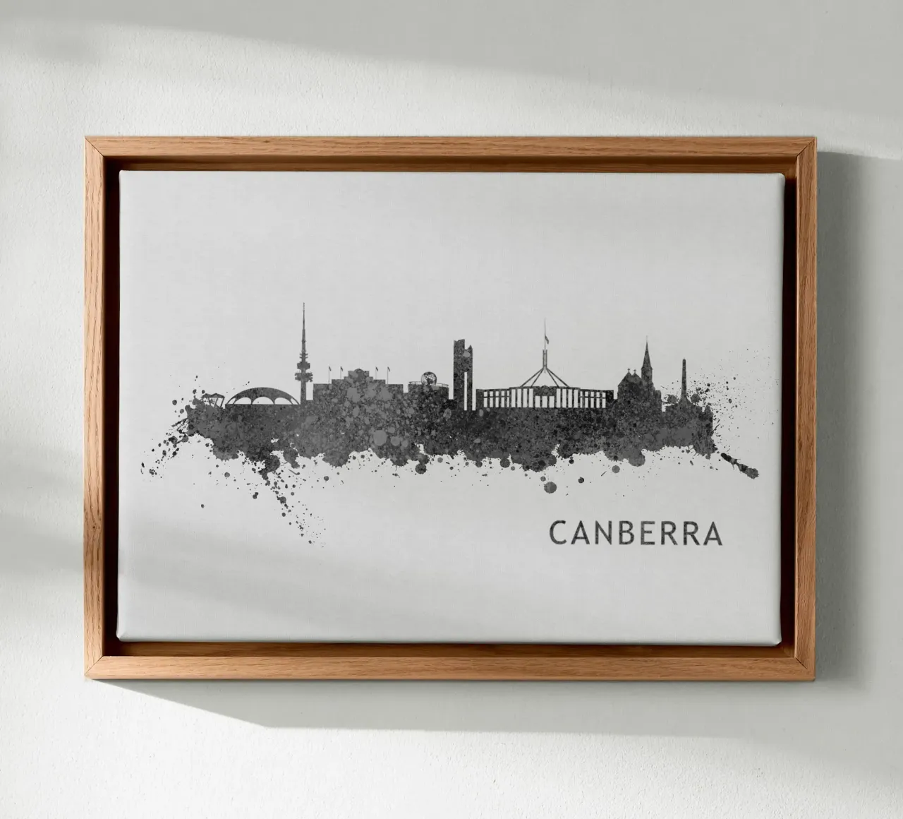 Canberra Australia tela con Cornice a cassetta da Travelstudio