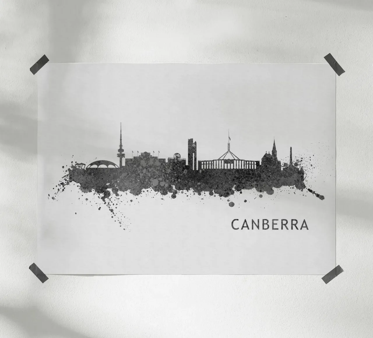 Canberra Australia carta hahnemühle da Travelstudio