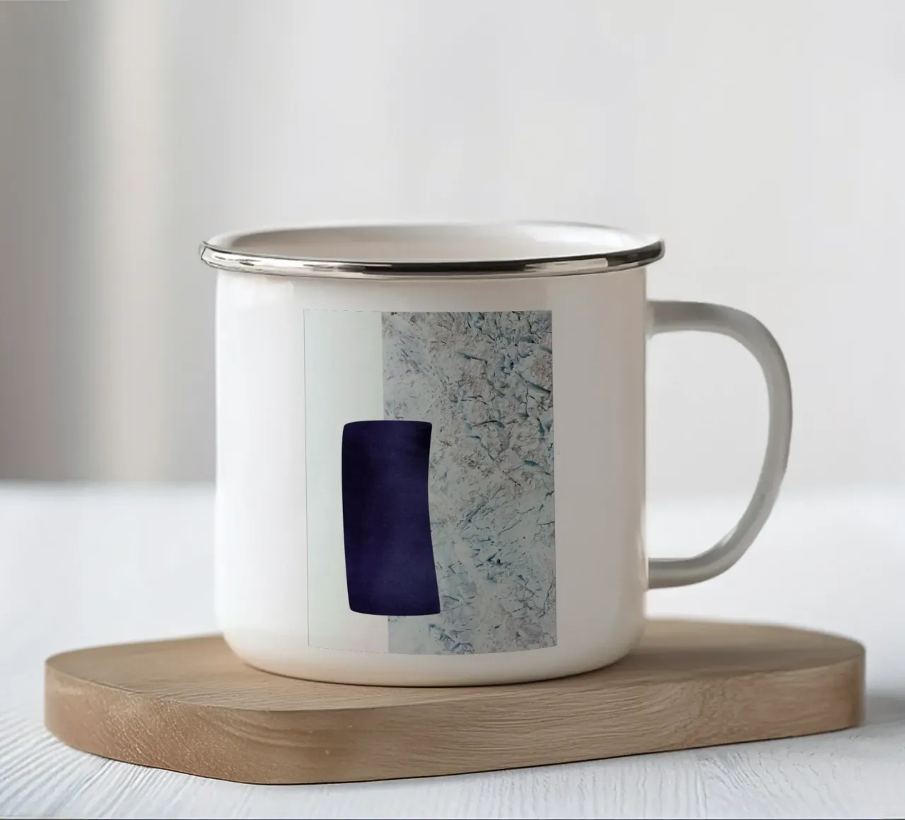Navy Winter tazza in smalto da petiteCAPS