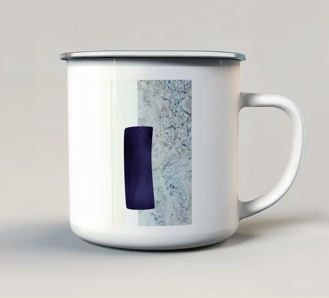 Navy Winter tazza in smalto da petiteCAPS
