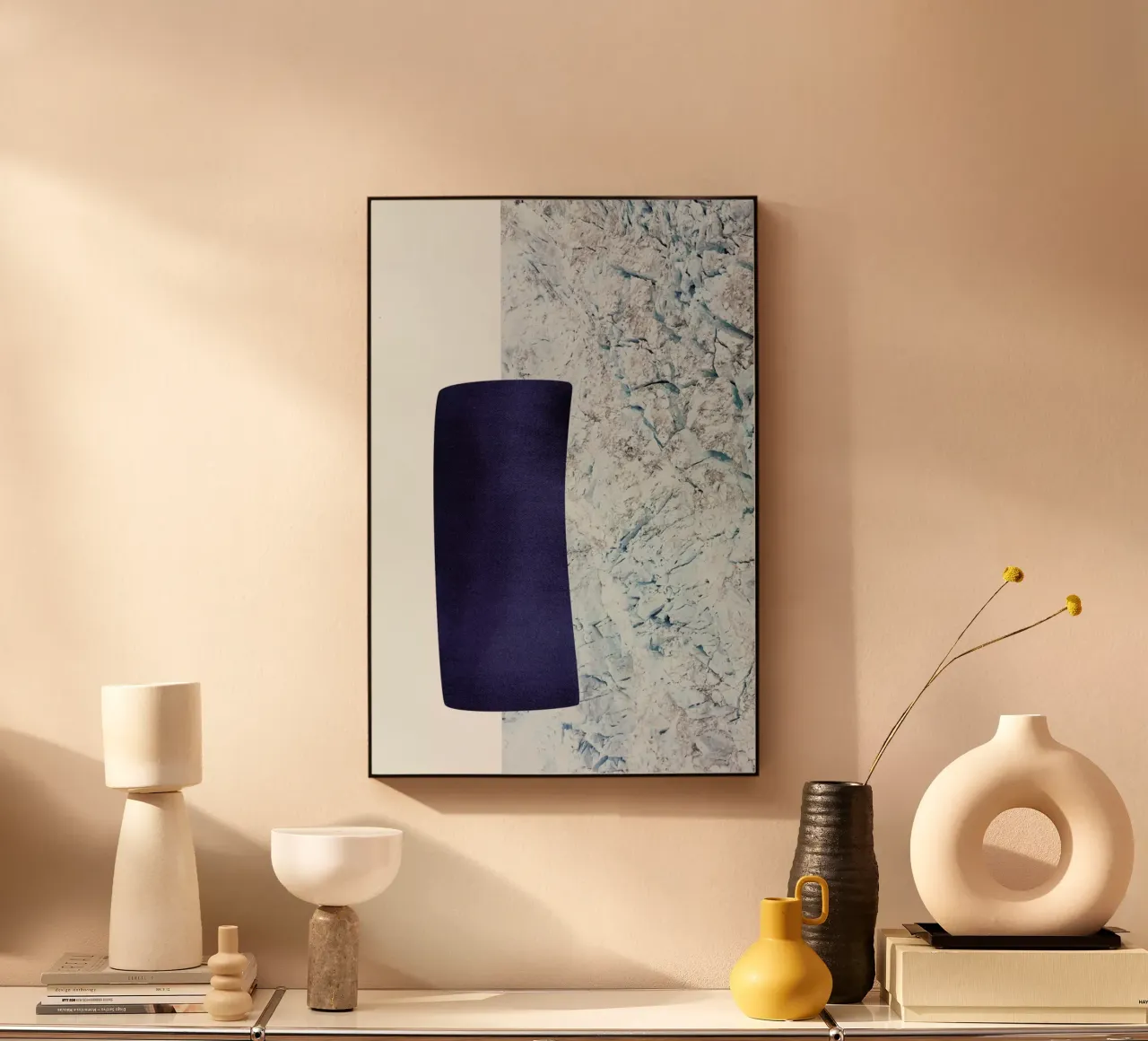 Navy Winter plexiglass da petiteCAPS