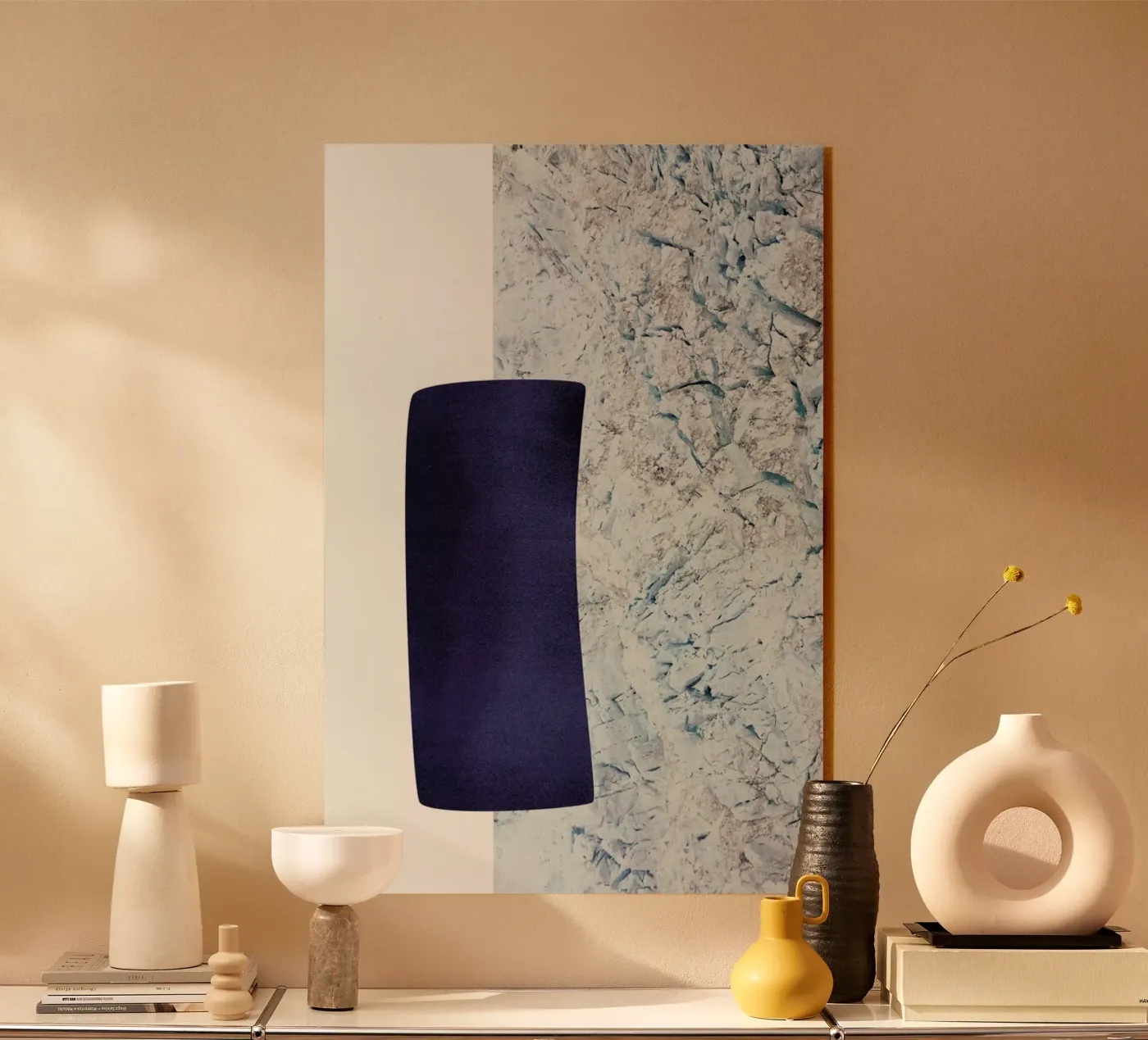 Navy Winter plexiglas de petiteCAPS