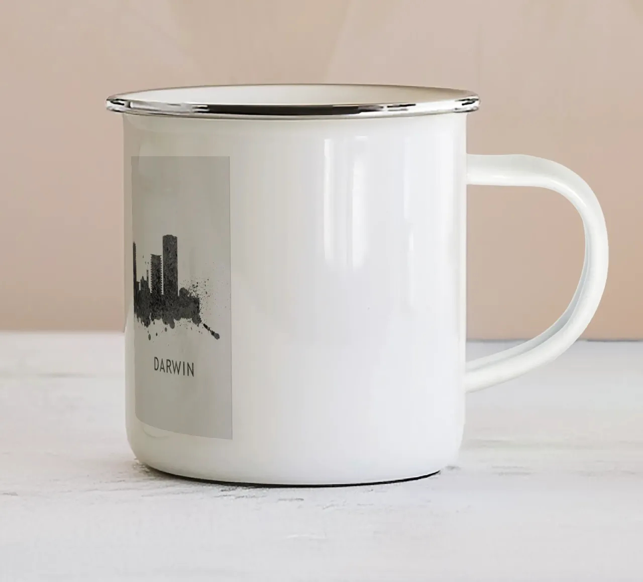 Darwin Australia tazza in smalto da Travelstudio