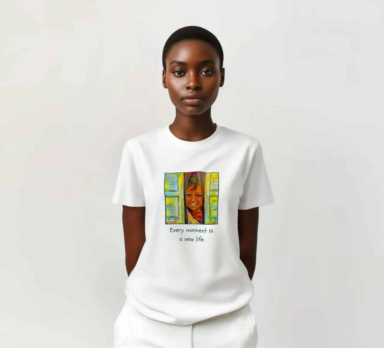 Every moment is a new life t-shirt da Happy 😃 Art 🎨 by Christine Schnoell