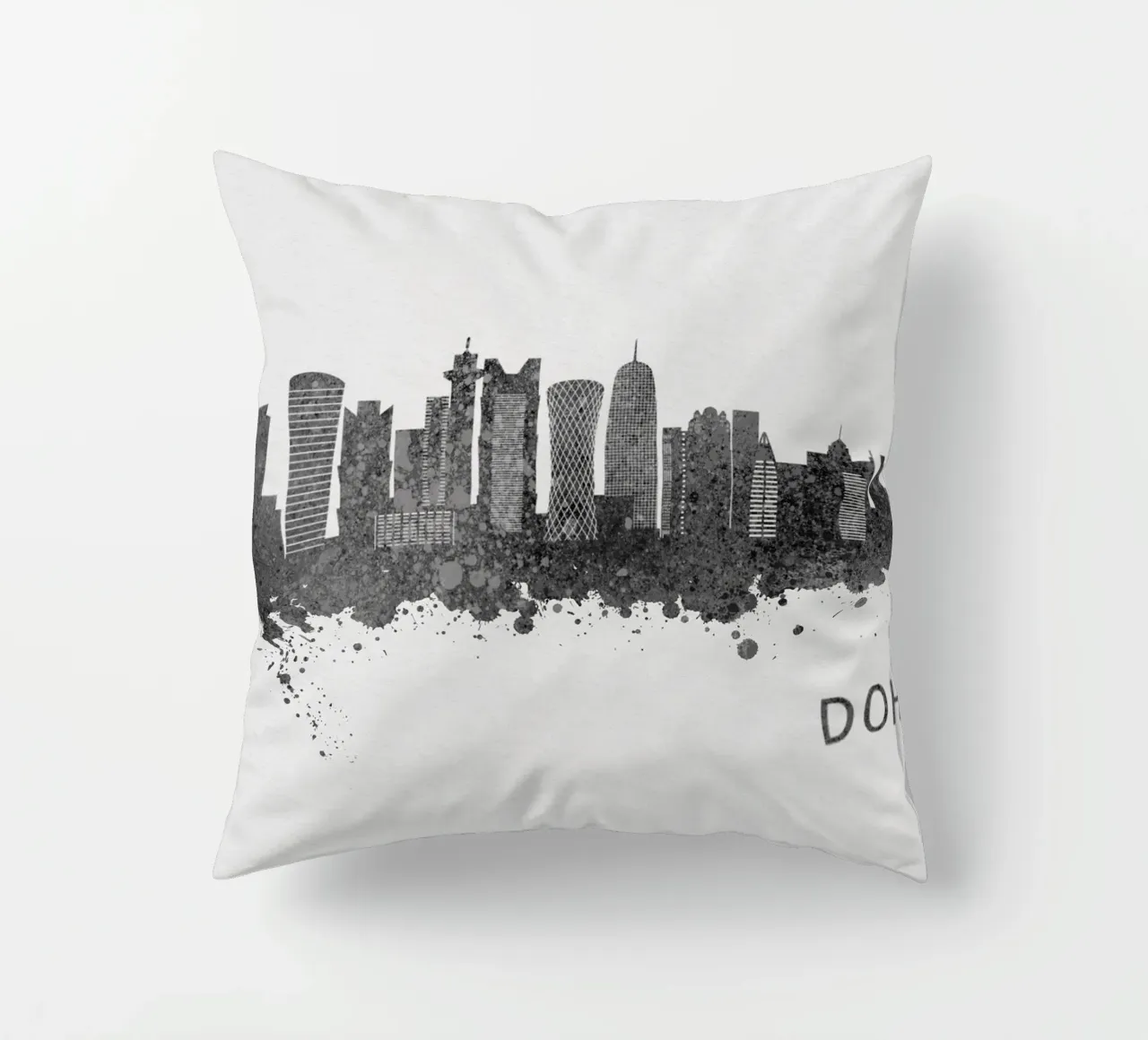 Doha Qatar cuscino da Travelstudio