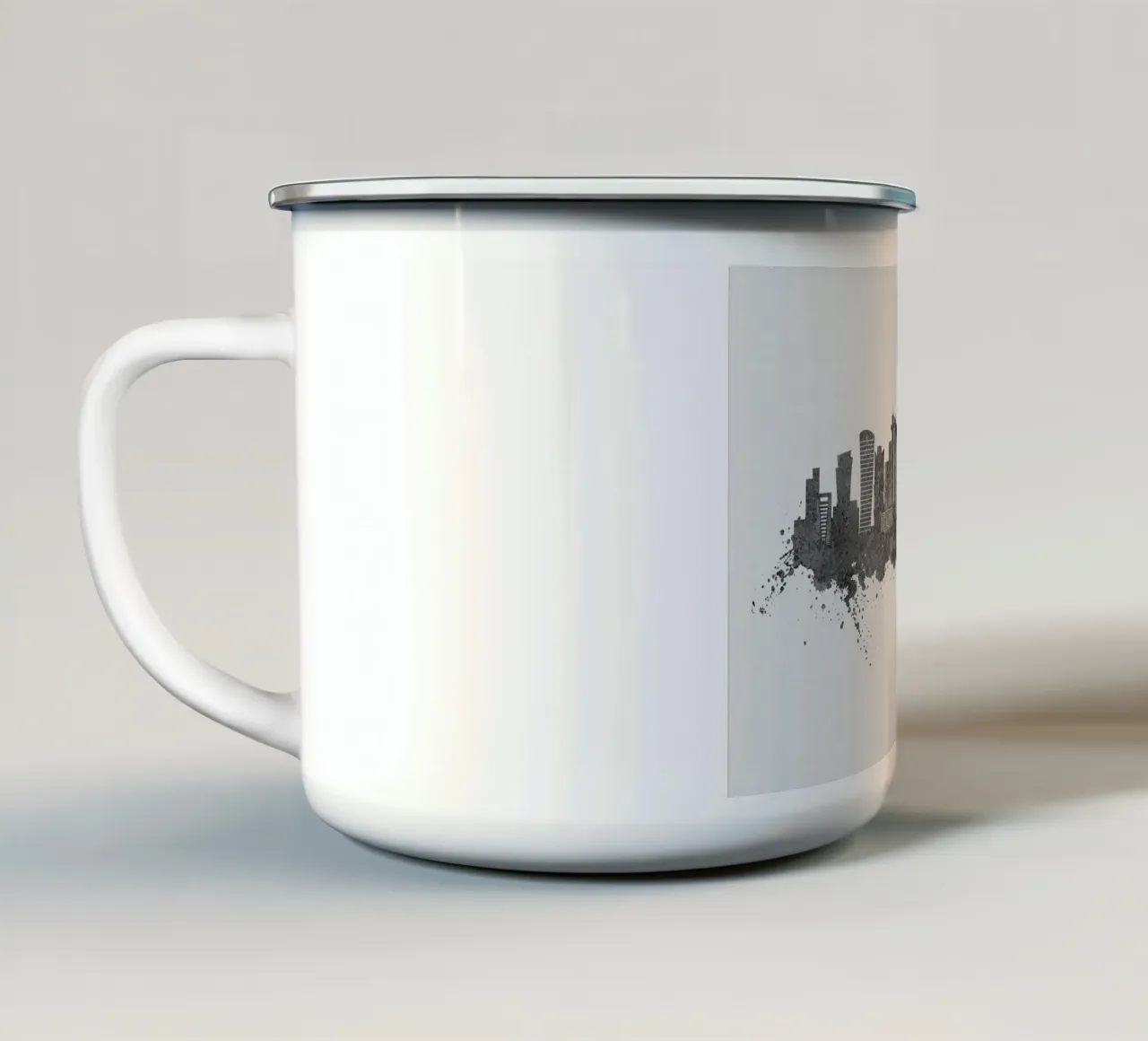 Doha Qatar tazza in smalto da Travelstudio