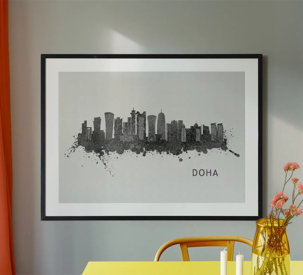 Doha Qatar poster da Travelstudio