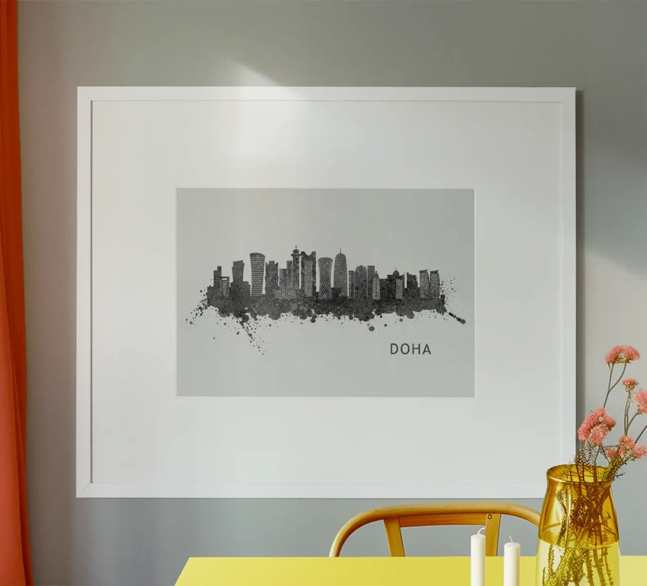 Doha Qatar poster da Travelstudio