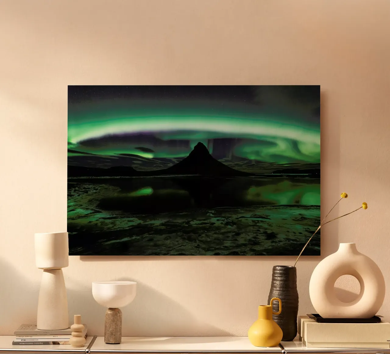 Kirkjufell Aurora - Philip Eaglesfield alluminio dibond da Pictufy