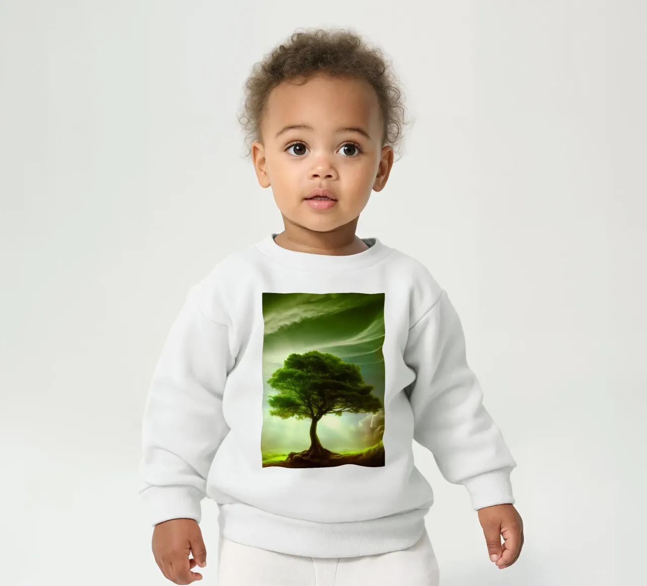 Albero Acquerello felpa neonato da kaiyaraiya