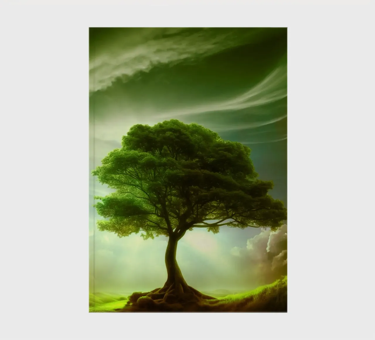 Tree Watercolor notebook by kaiyaraiya