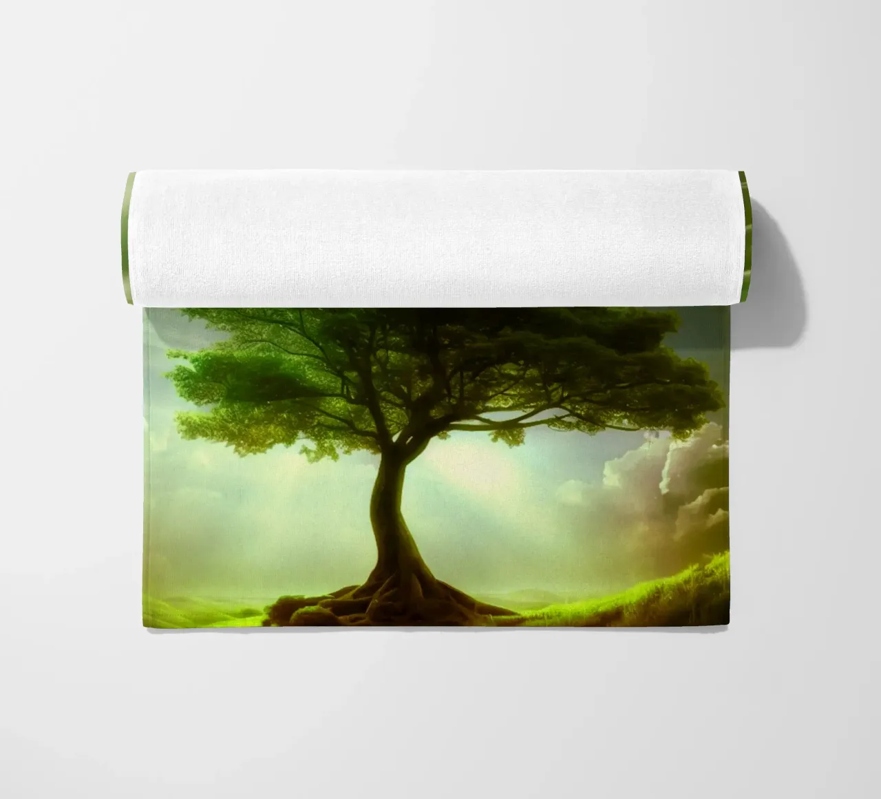 Albero Acquerello telo mare da kaiyaraiya