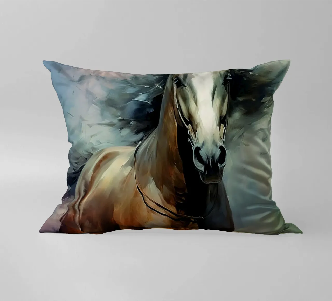 Cavallo Acquerello cuscino da kaiyaraiya