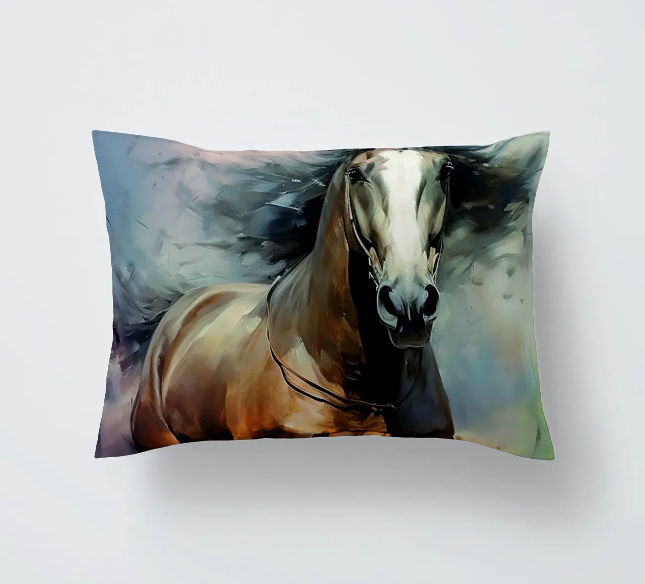 Cavallo Acquerello cuscino da kaiyaraiya
