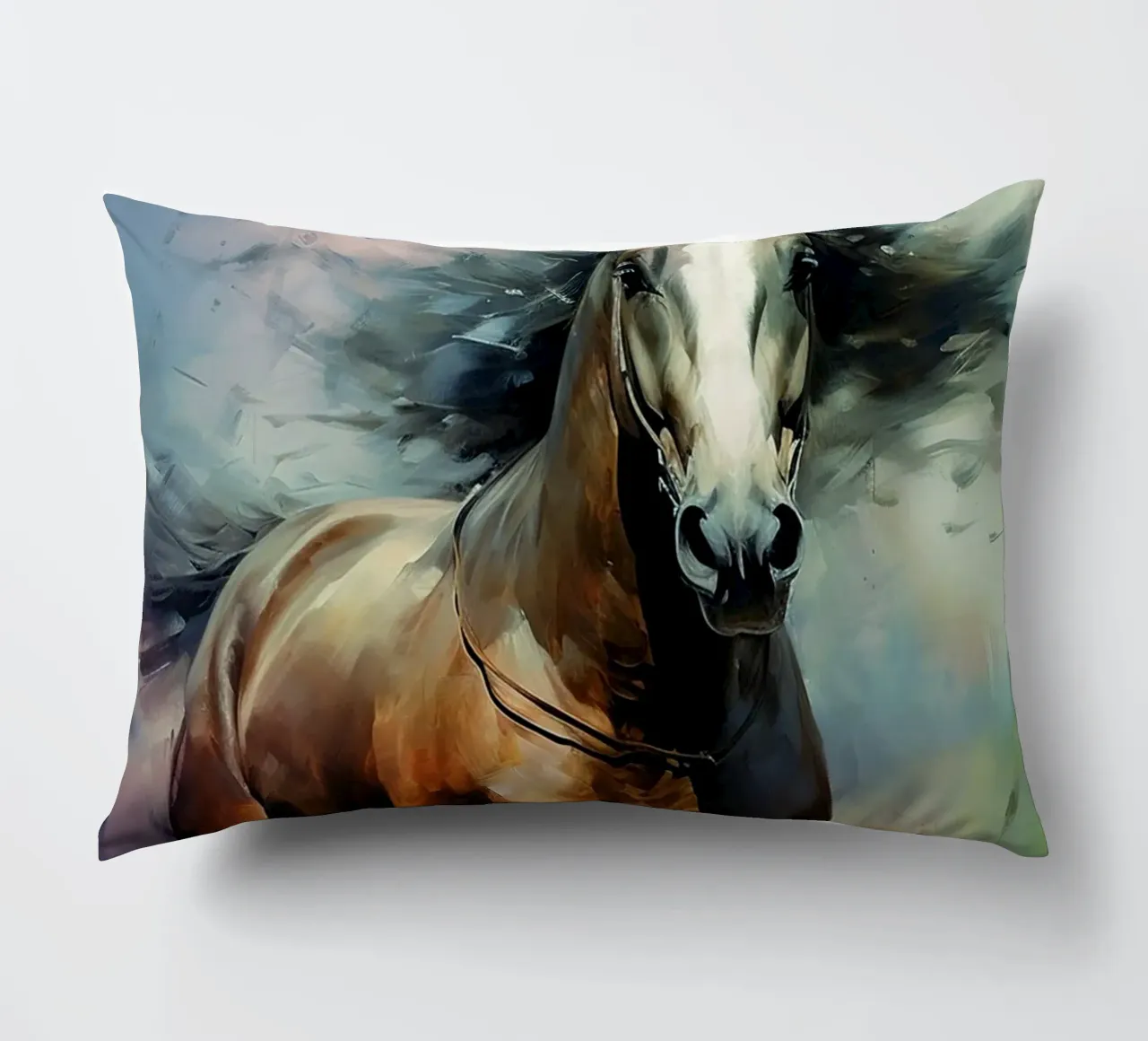 Cavallo Acquerello cuscino da kaiyaraiya