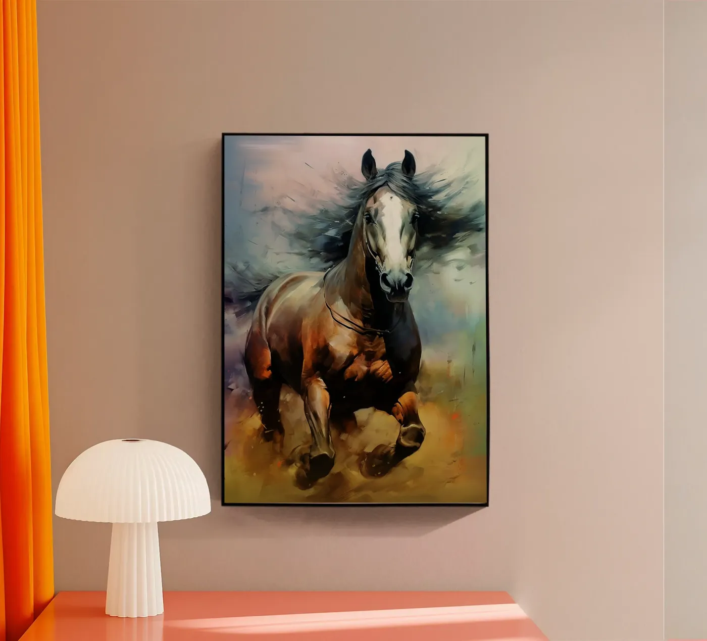 Cavallo Acquerello plexiglass da kaiyaraiya