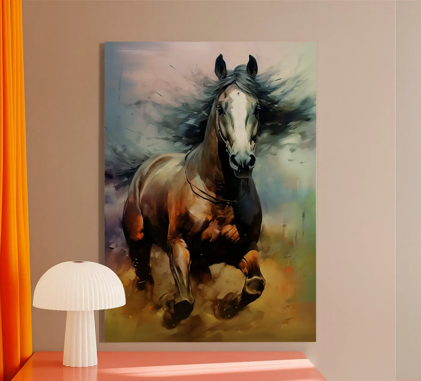 Cavallo Acquerello plexiglass da kaiyaraiya