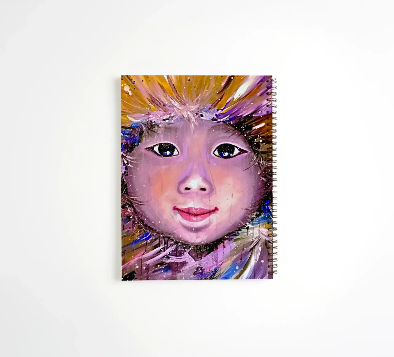 Eskimo spiral notebook by Happy 😃 Art 🎨 by Christine Schnoell