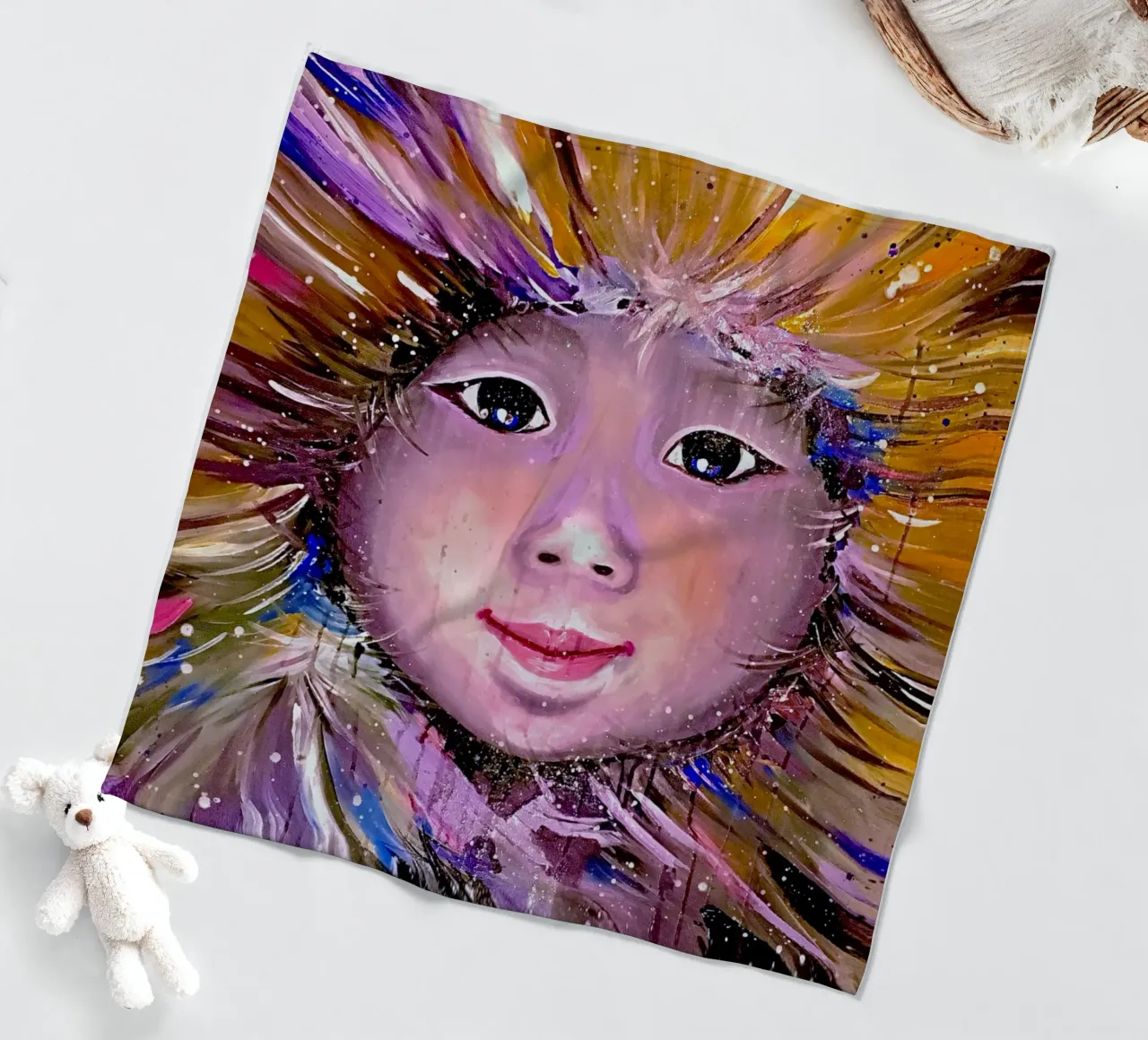 Eskimo coperta in pile da Happy 😃 Art 🎨 by Christine Schnoell