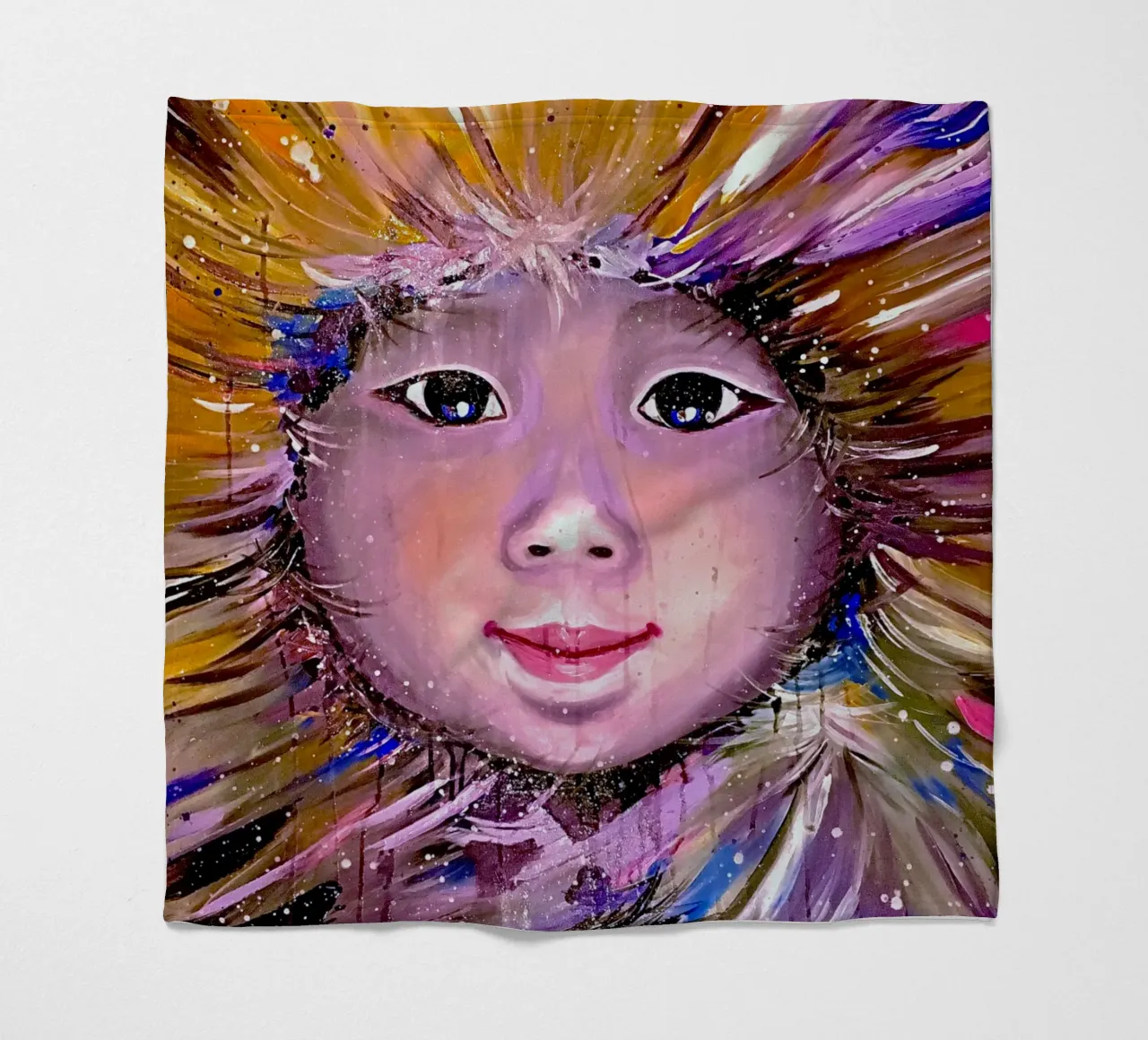Eskimo coperta in pile da Happy 😃 Art 🎨 by Christine Schnoell