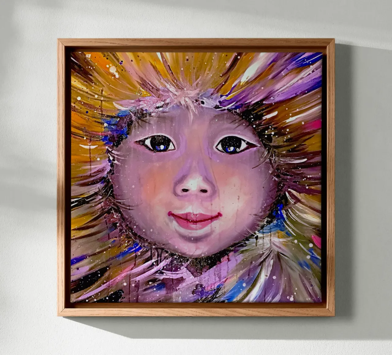 Eskimo tela con Cornice a cassetta da Happy 😃 Art 🎨 by Christine Schnoell