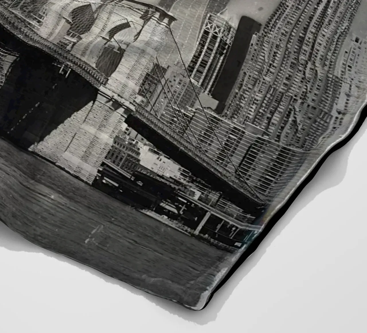 OLD NEW YORK coperta in pile da Flo Klein