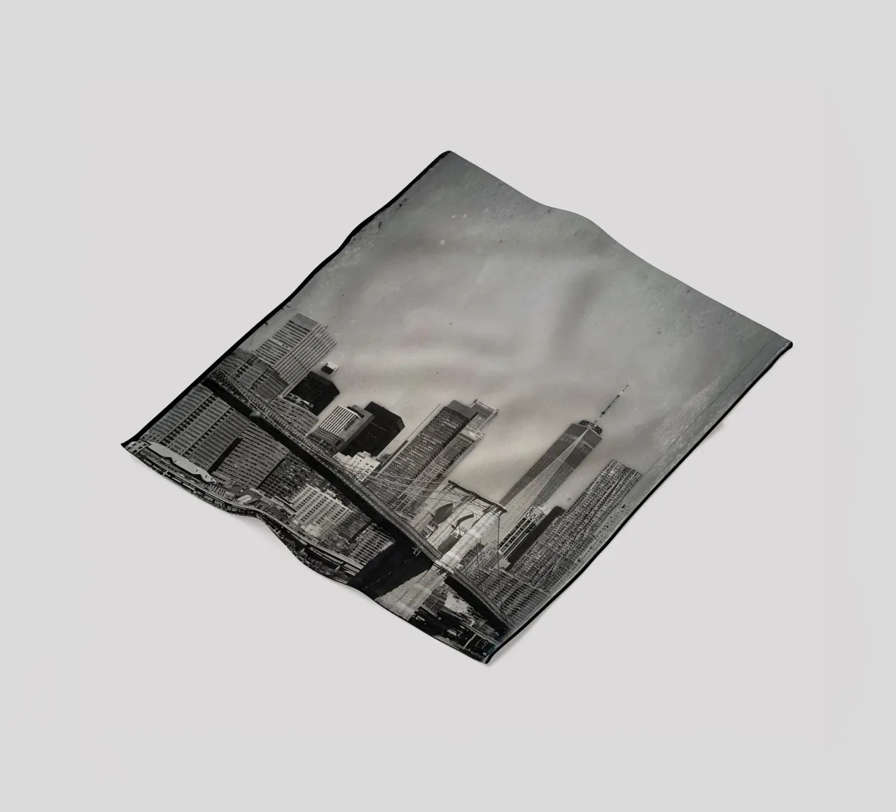 OLD NEW YORK coperta in pile da Flo Klein