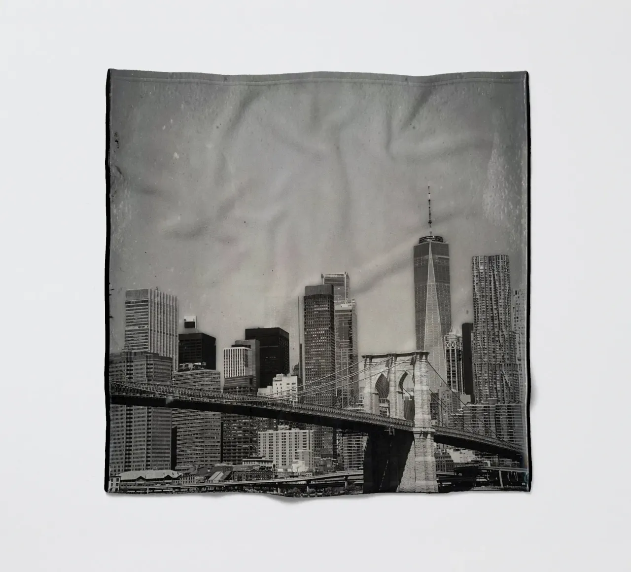 OLD NEW YORK coperta in pile da Flo Klein