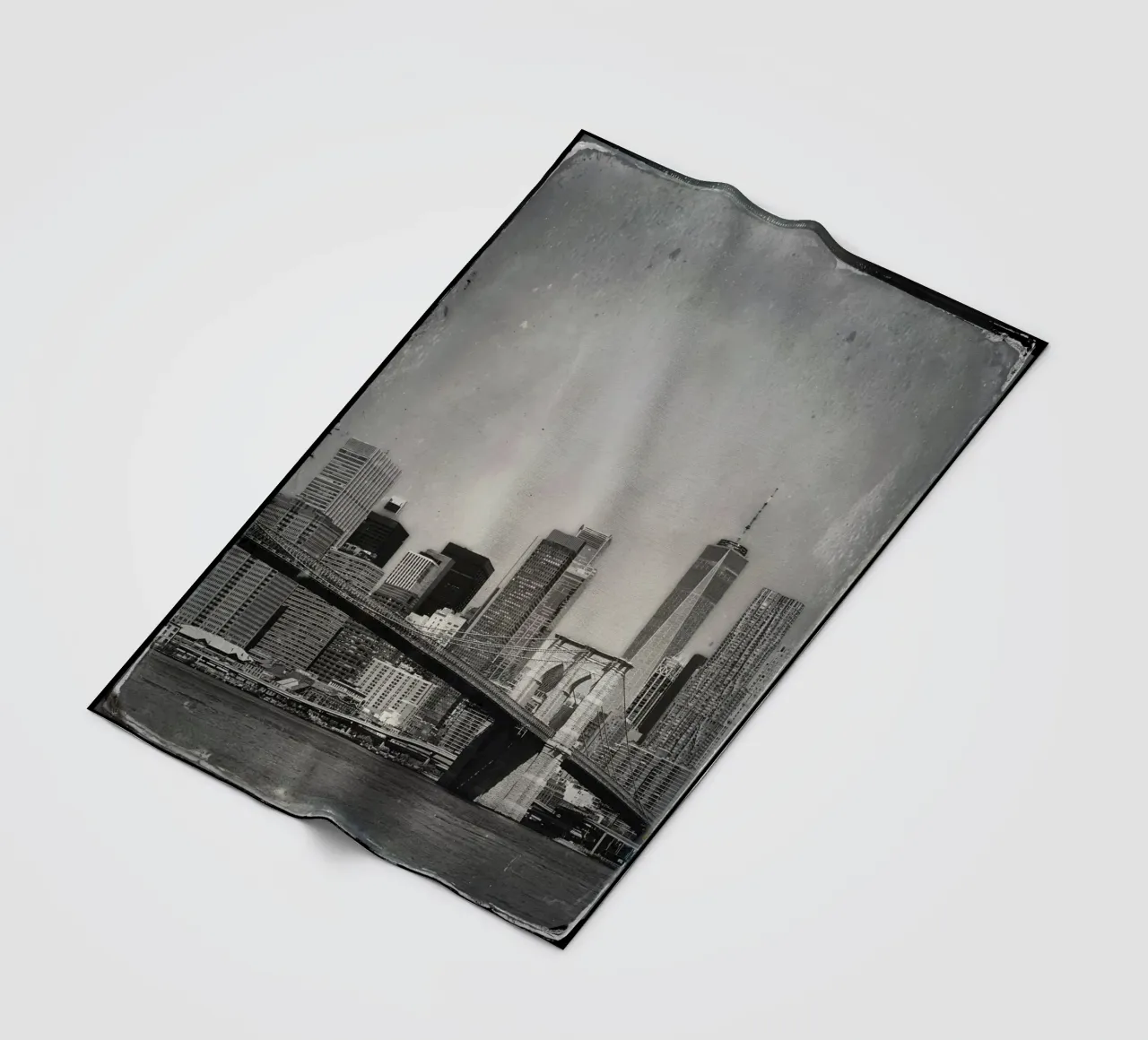 OLD NEW YORK coperta in pile da Flo Klein