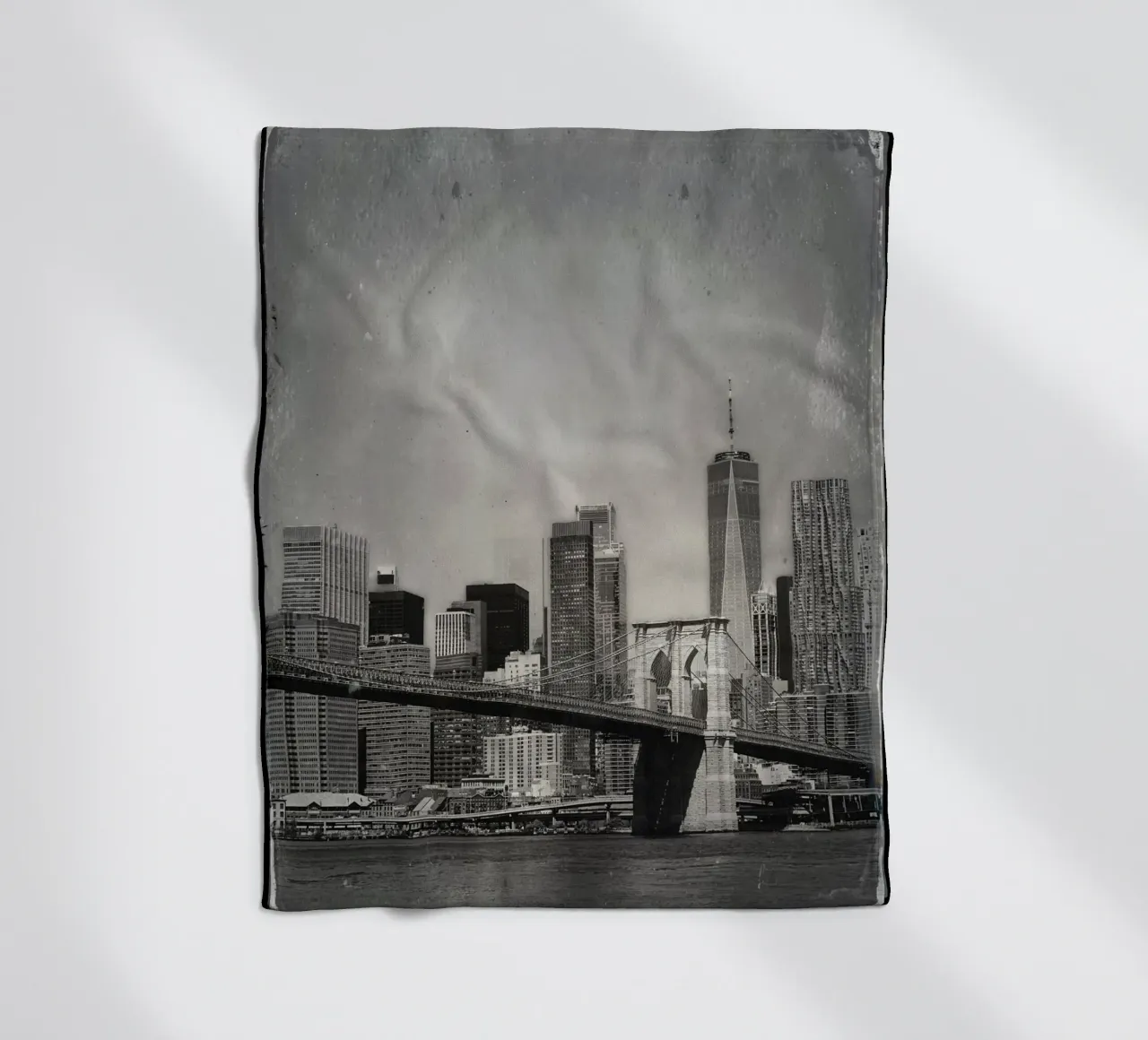OLD NEW YORK coperta in pile da Flo Klein