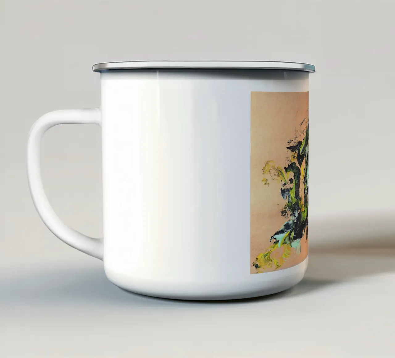 NATURAL STYLE 41 tazza in smalto da Thierry Vobmann Abstract painting