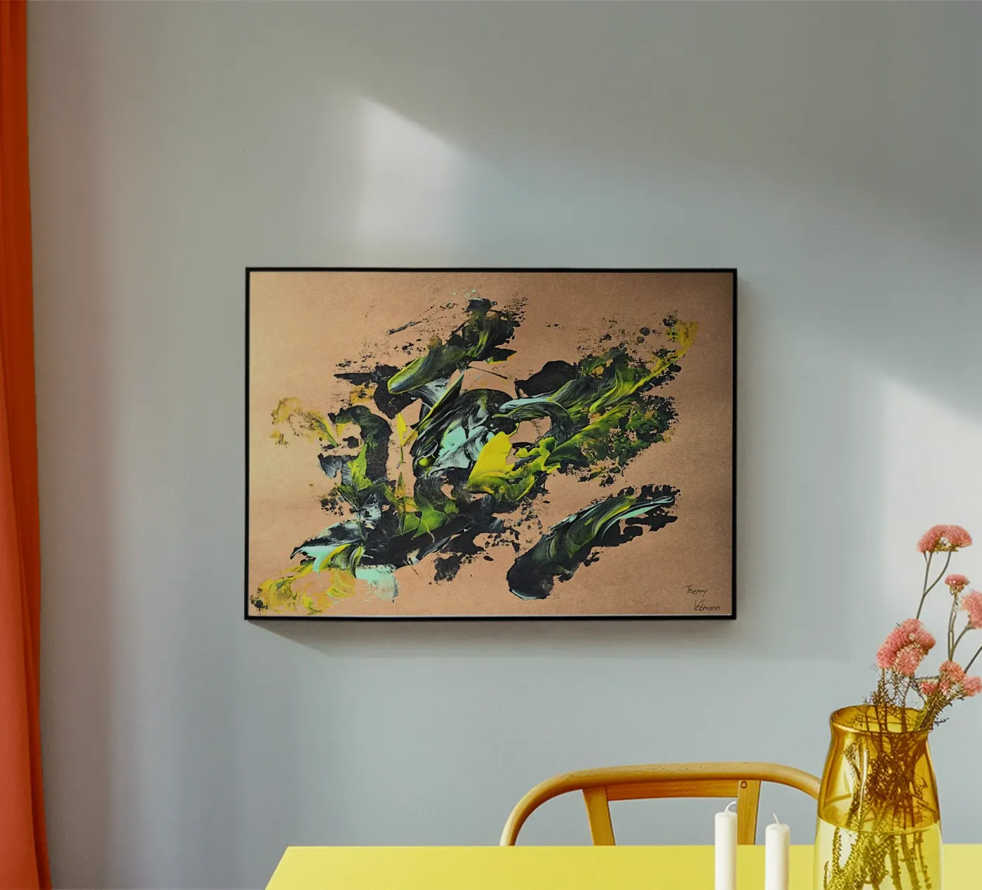 NATURAL STYLE 41 plexiglass da Thierry Vobmann Abstract painting