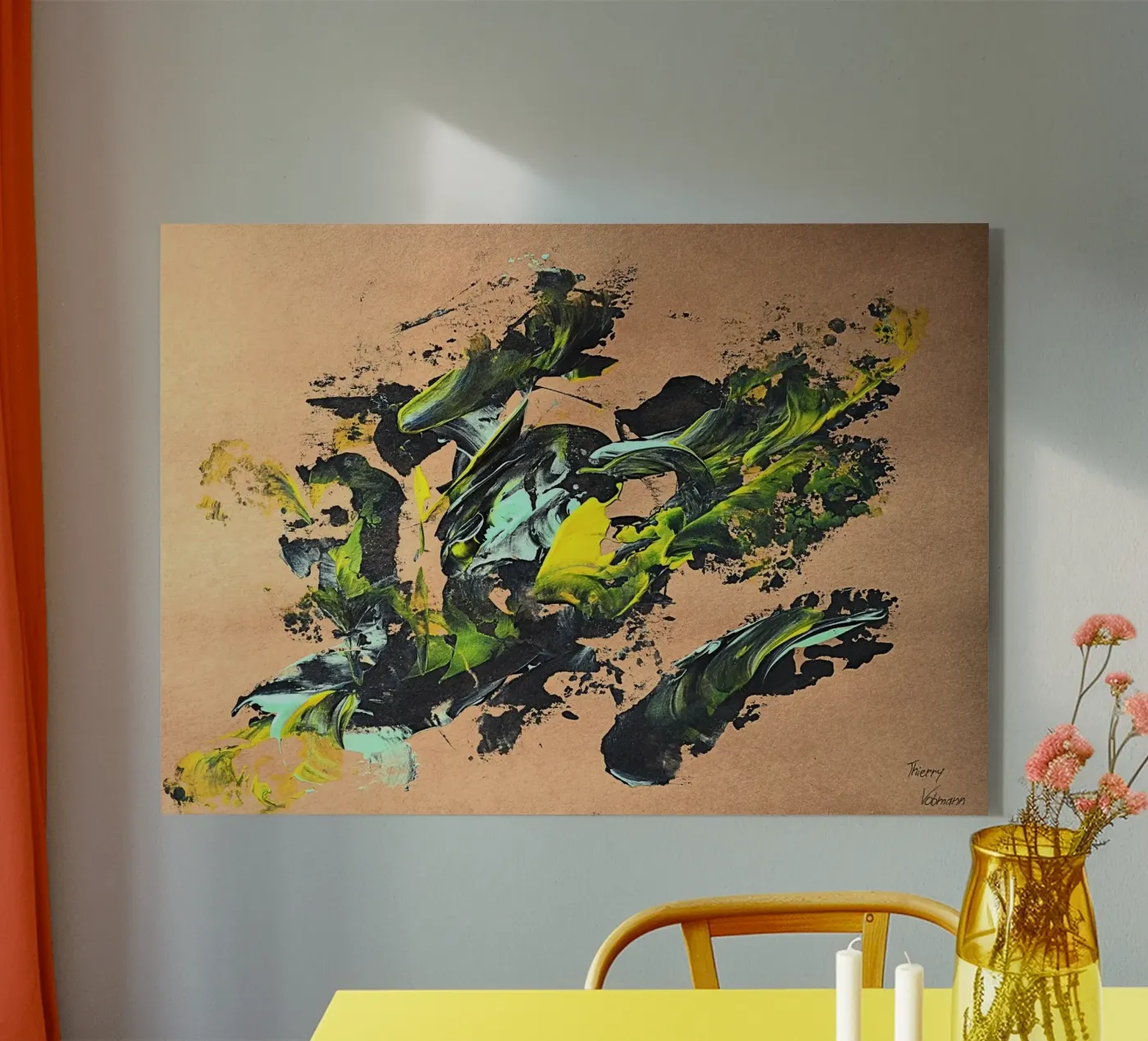 NATURAL STYLE 41 plexiglass da Thierry Vobmann Abstract painting