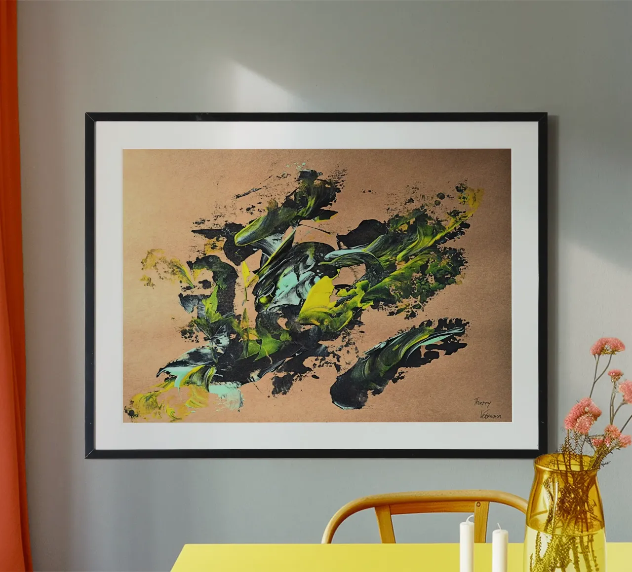 NATURAL STYLE 41 poster da Thierry Vobmann Abstract painting