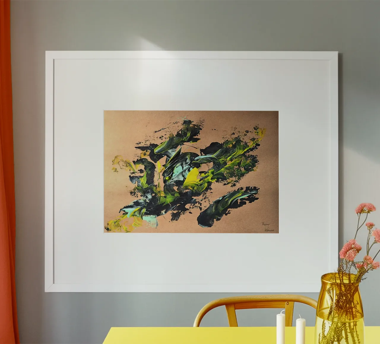 NATURAL STYLE 41 poster by Thierry Vobmann Abstract painting