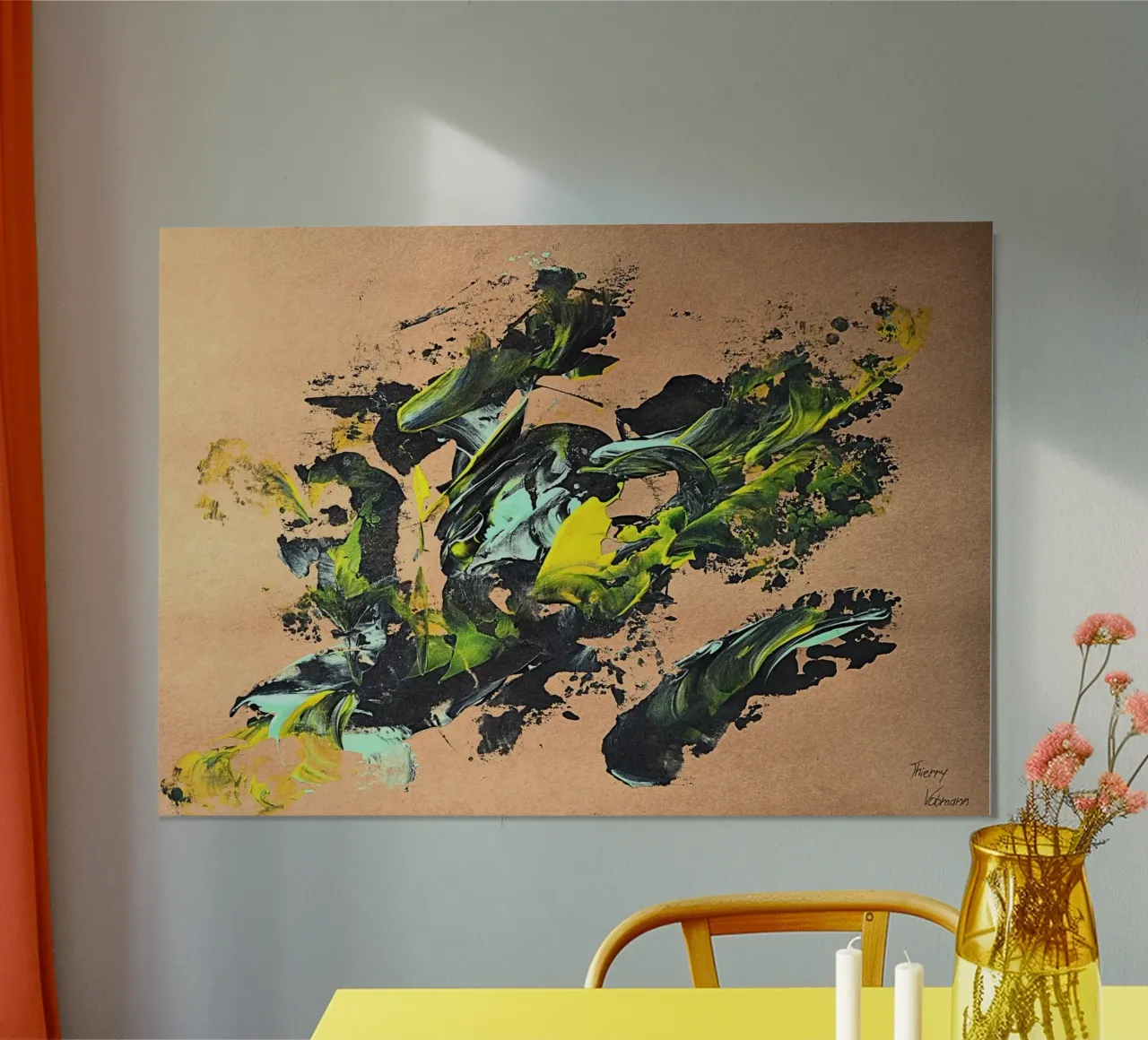 NATURAL STYLE 41 poster da Thierry Vobmann Abstract painting