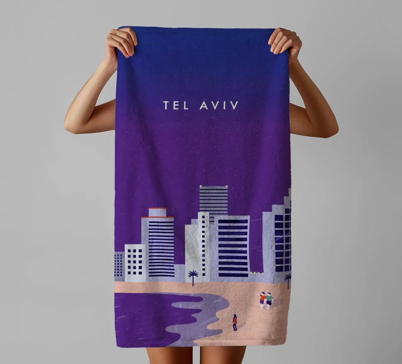 Tel Aviv asciugamano da bagno da Katinka Reinke