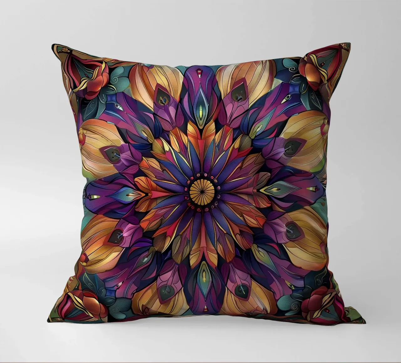 Sacred Mandala decorative cushion by Spiritual Touch
