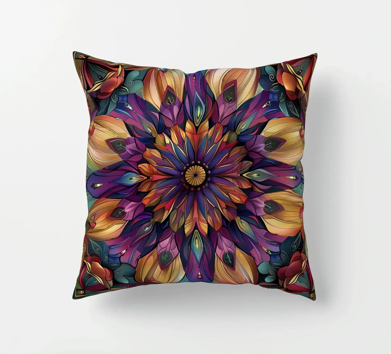 Sacred Mandala decorative cushion by Spiritual Touch