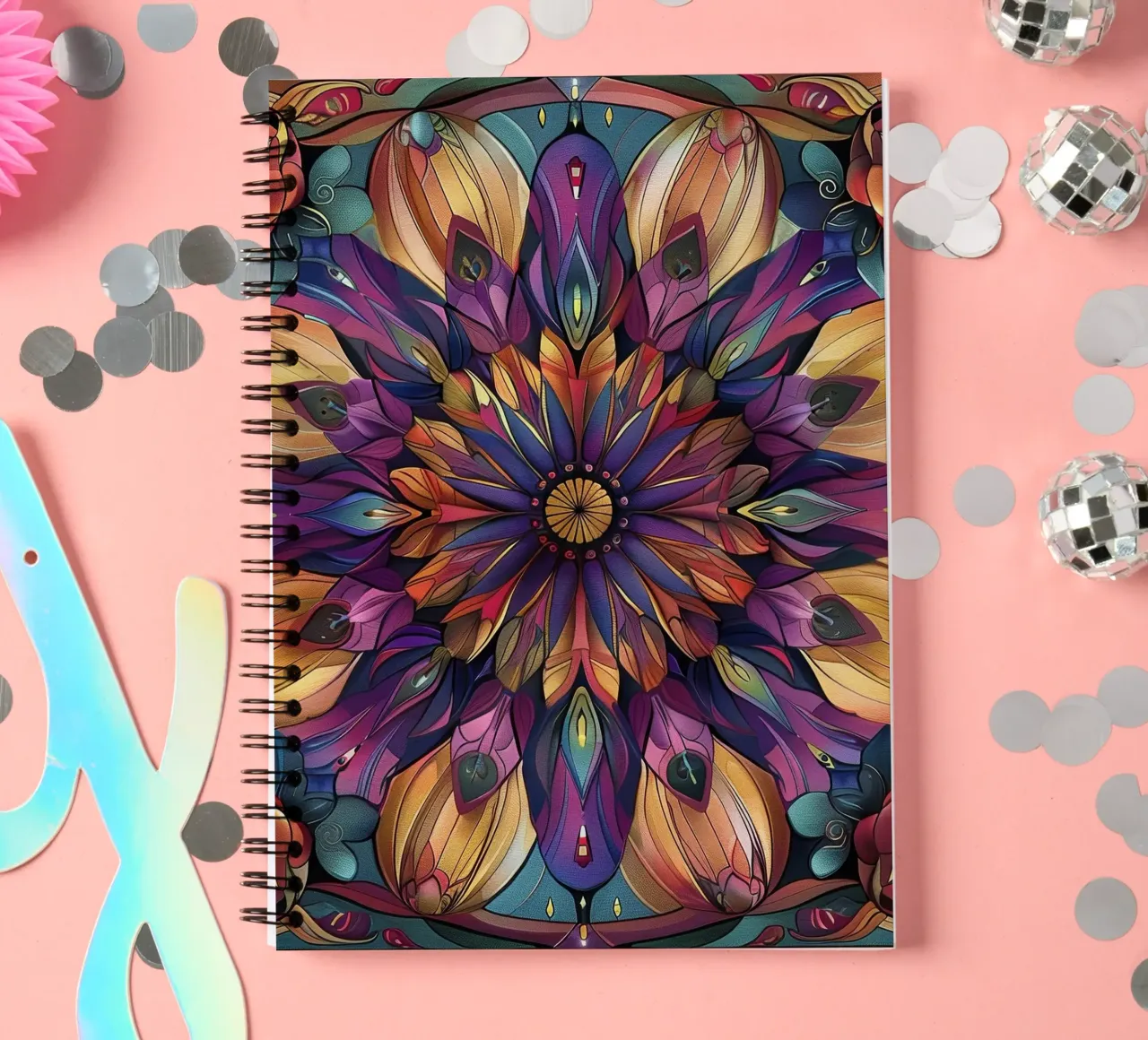 Sacred Mandala spiral notebook by Spiritual Touch