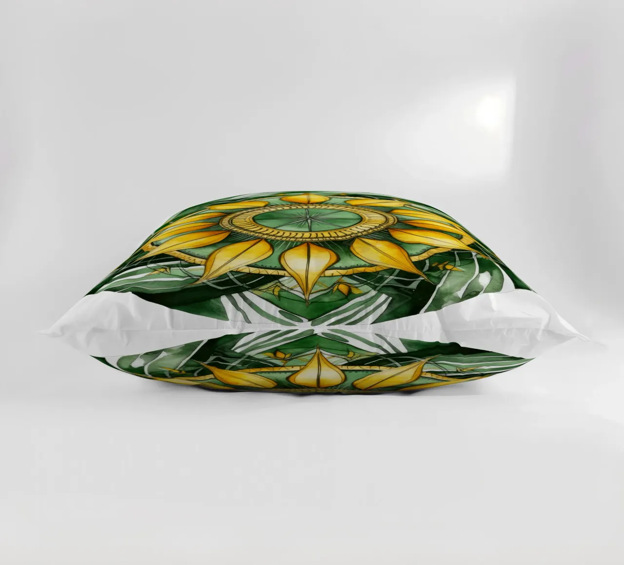 Mandala verde cuscino da Spiritual Touch