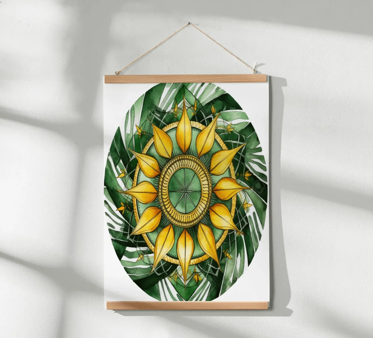 Mandala verde carta hahnemühle da Spiritual Touch