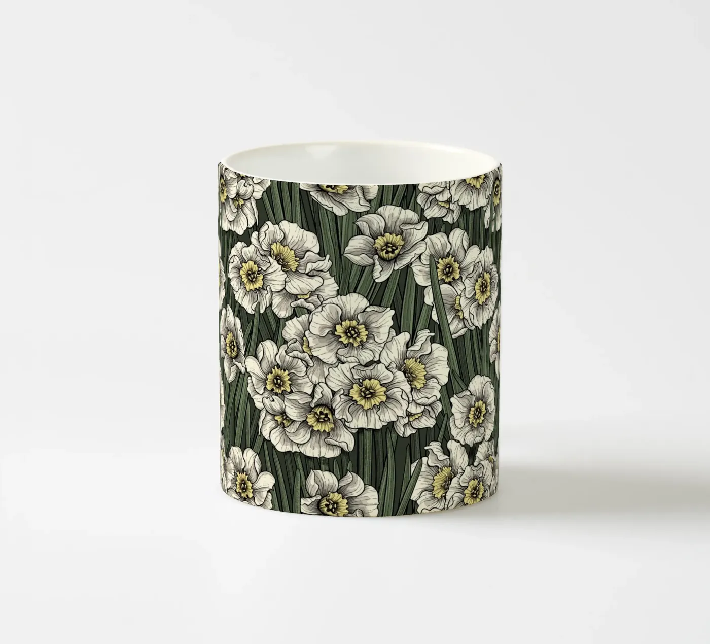 Daffodils ceramic mug by Painted Nature