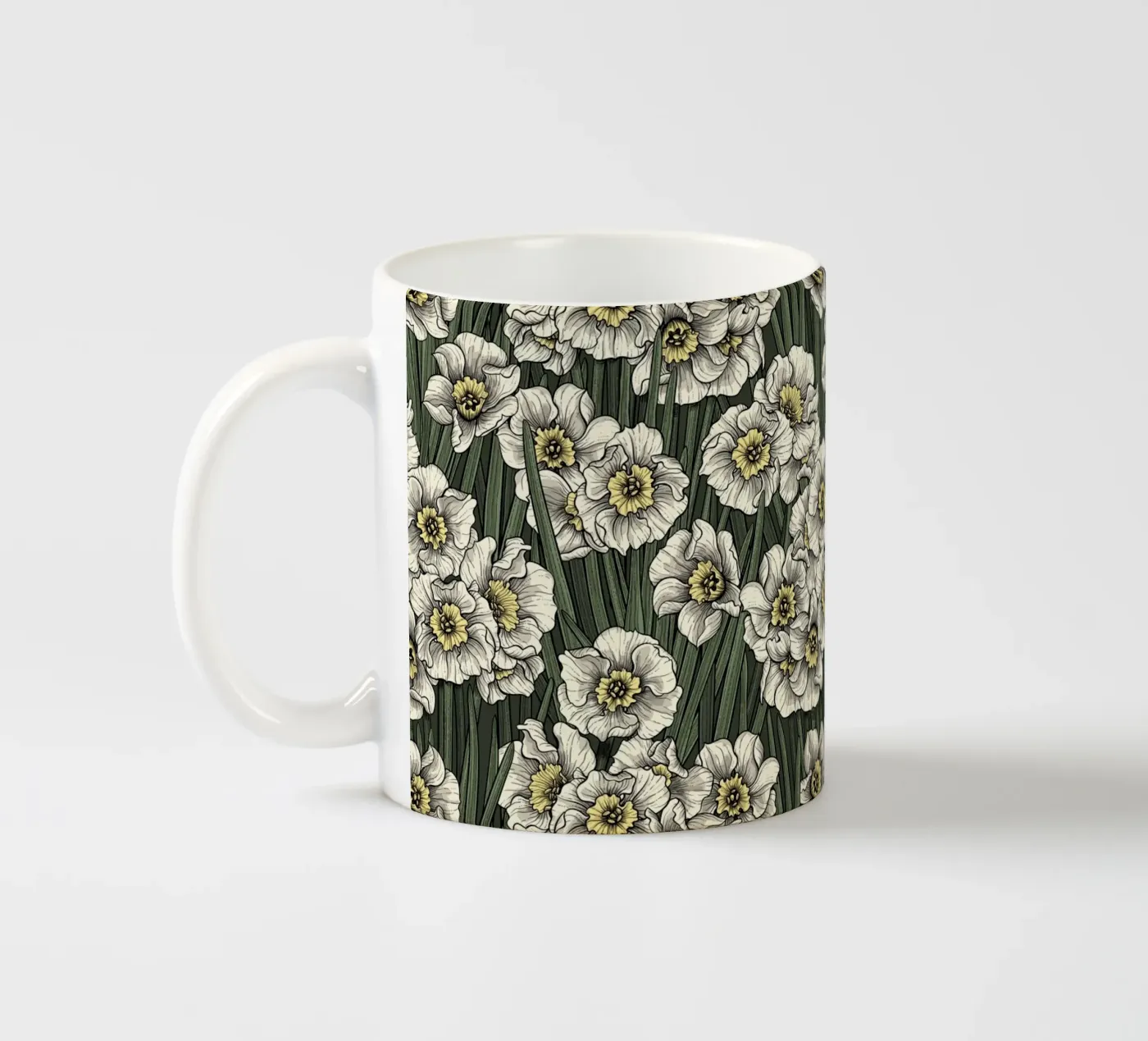 Daffodils ceramic mug by Painted Nature
